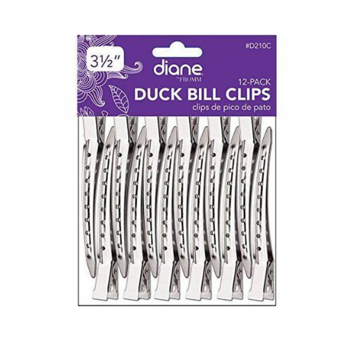 Diane Duck Bill Clips 3.5 12pk D210C