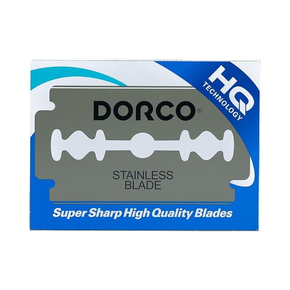 Dorco ST300 Platinium Double Edge Razor Blade 100ct Blue