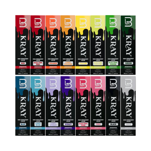 LEVEL3 Kray Semi-Permanent Hair Color (100ml/3.4oz) [17 options]