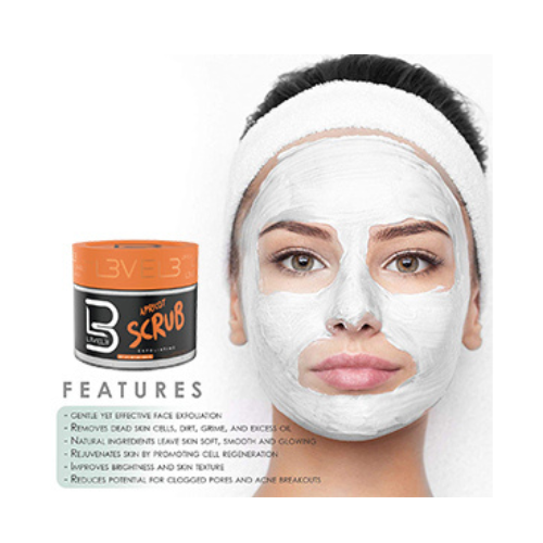 L3VEL3  Apricot Facial Scrub