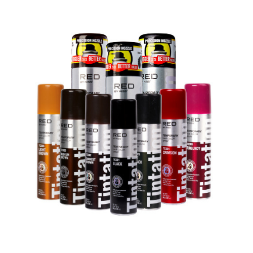 RED by Kiss Tintation Temporary Hair Color Root Touch Up Spray