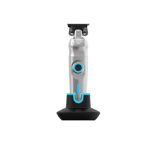 Gamma+ Cyborg - Professional Cordless Metal Hair Trimmer with Digital Brushless Motor