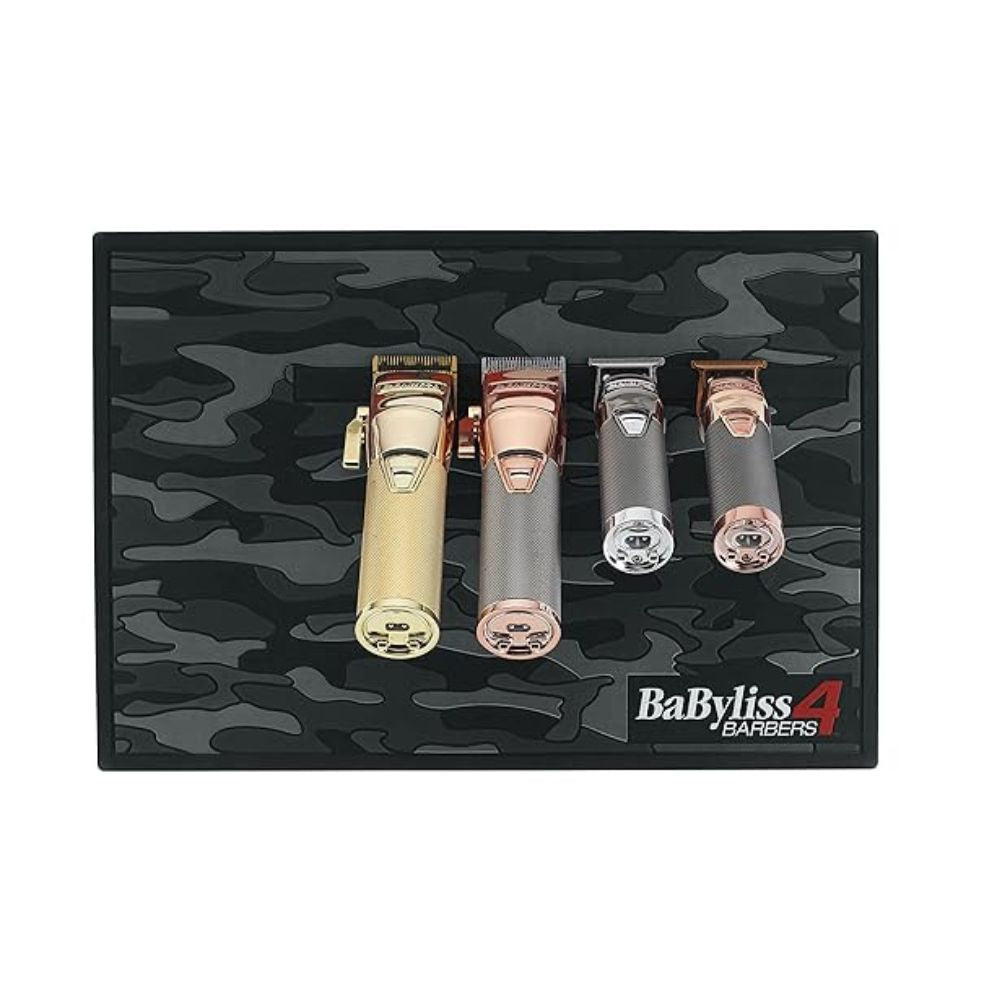 BaBylissPRO Black Camo Magnetic Strip Barber Mat
