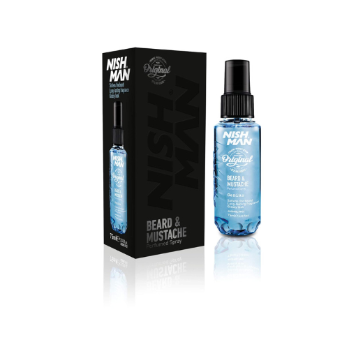 Nish Man Beard & Moustache Perfume Spray (75ml)