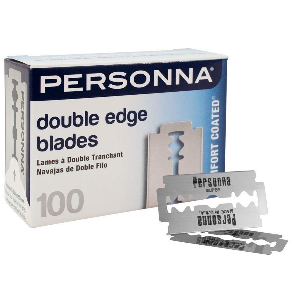 Personna Double Edge Razor Blades, 100 Count