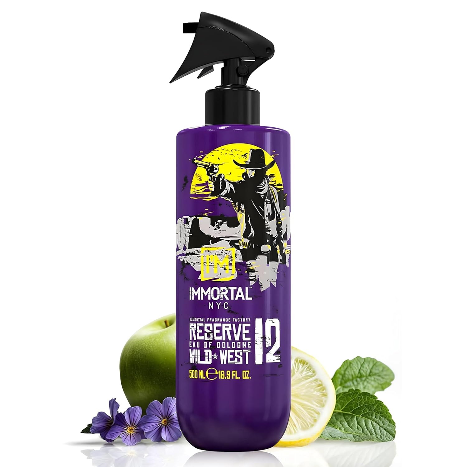 Immortal NYC Wild West 12 Reserve Eau De Cologne 16.9oz