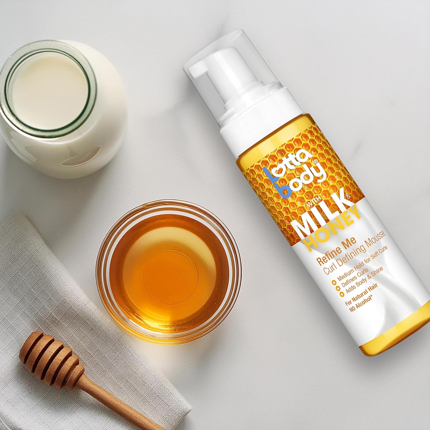 Lotta Body Milk & Honey Curl Defining Mousse 7oz