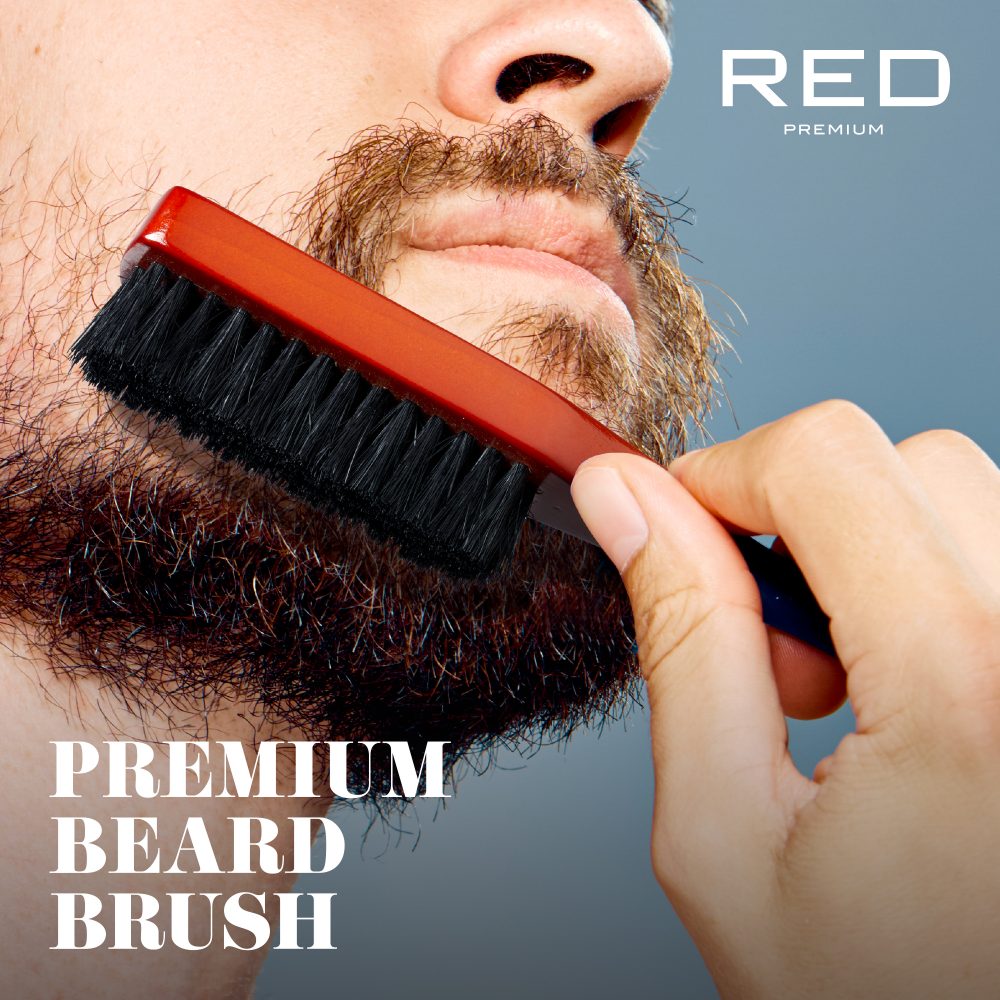 RED by Kiss Premium Beard Soft Long Handle Brush BR202