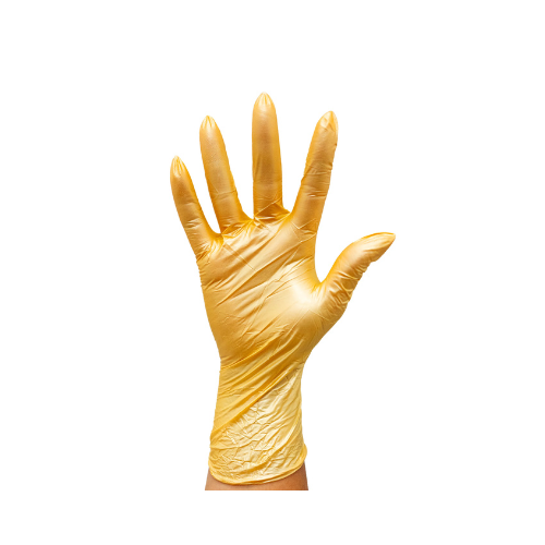 Colortrak Nitrile Gloves Gold