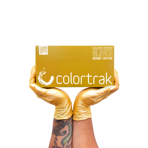 Colortrak Nitrile Gloves Gold